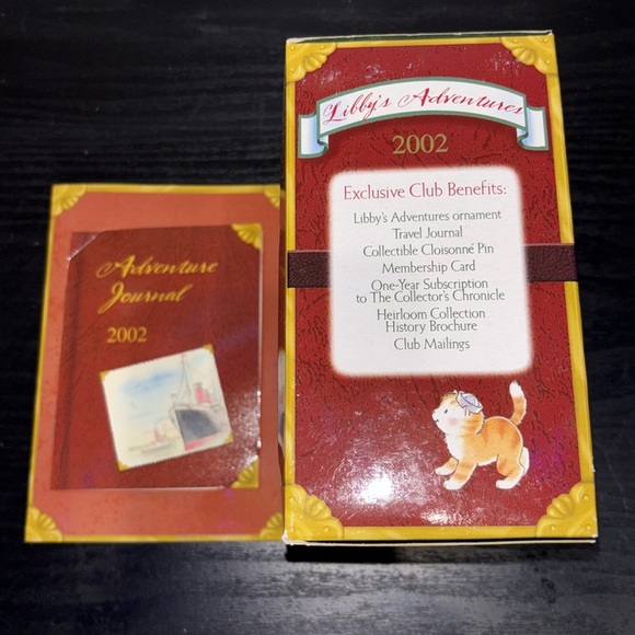 Libby's Adventures Holiday Ornament - Red and Gold - Picture 2 of 5